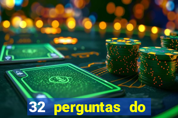 32 perguntas do livro do destino